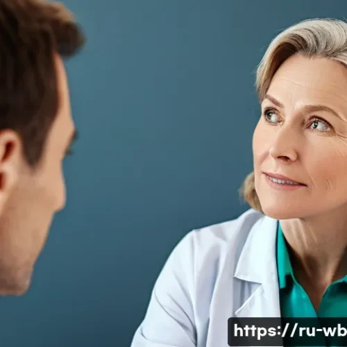 Home 24 내러티브 의학의 미래 전망 - **Prompt 1: The Empathetic Physician's Consultation**
"A realistic, high-definition photograph o...
